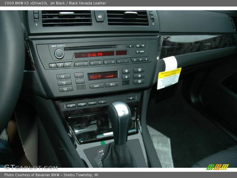 Jet Black / Black Nevada Leather 2009 BMW X3 xDrive30i