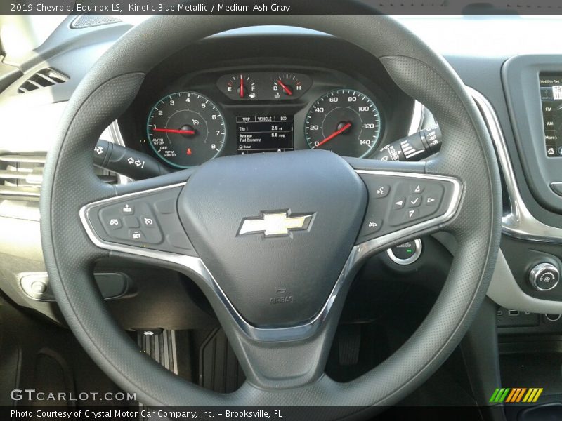 Kinetic Blue Metallic / Medium Ash Gray 2019 Chevrolet Equinox LS