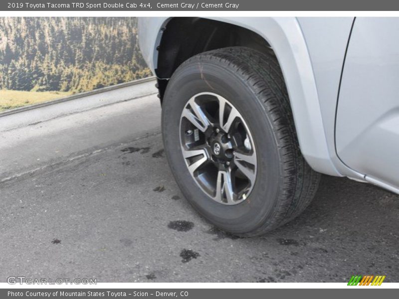 Cement Gray / Cement Gray 2019 Toyota Tacoma TRD Sport Double Cab 4x4