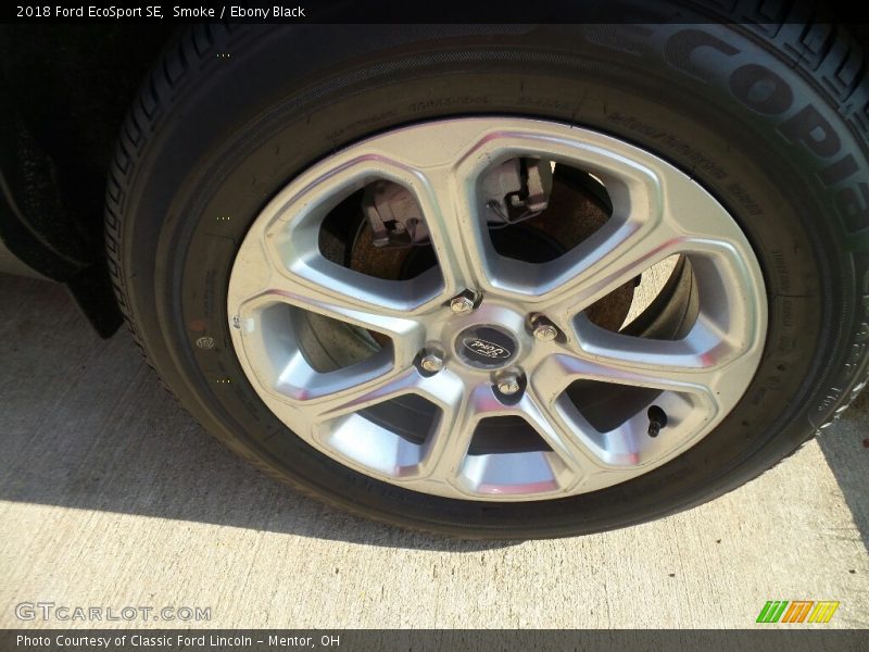 Smoke / Ebony Black 2018 Ford EcoSport SE
