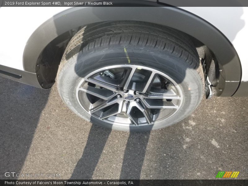 Ingot Silver / Medium Black 2019 Ford Explorer Sport 4WD