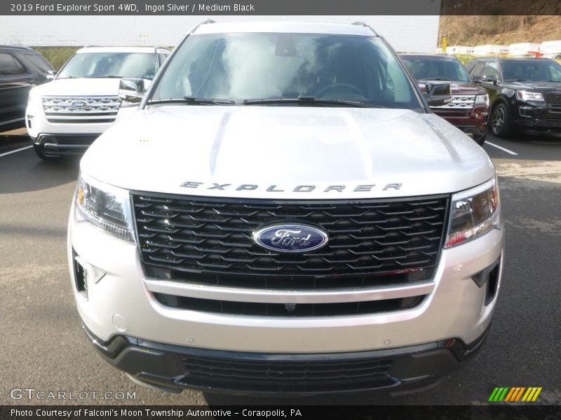 Ingot Silver / Medium Black 2019 Ford Explorer Sport 4WD