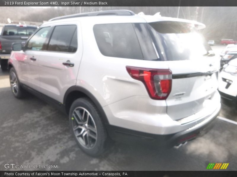 Ingot Silver / Medium Black 2019 Ford Explorer Sport 4WD