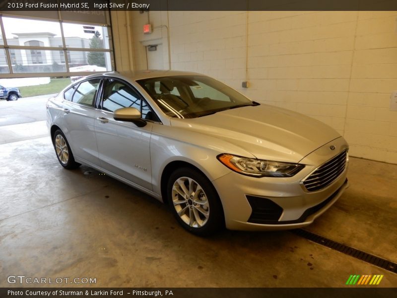 Ingot Silver / Ebony 2019 Ford Fusion Hybrid SE
