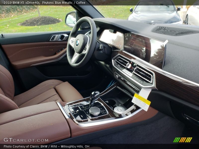 Phytonic Blue Metallic / Coffee 2019 BMW X5 xDrive40i