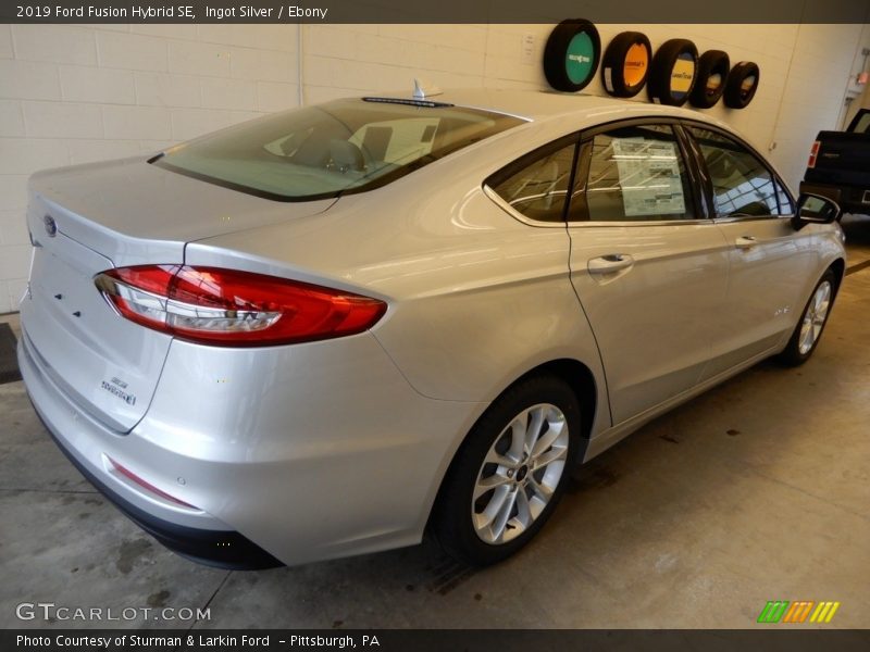 Ingot Silver / Ebony 2019 Ford Fusion Hybrid SE