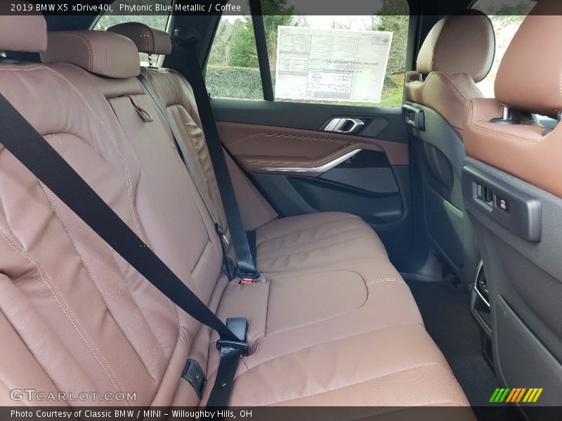 Phytonic Blue Metallic / Coffee 2019 BMW X5 xDrive40i