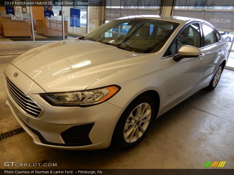 Ingot Silver / Ebony 2019 Ford Fusion Hybrid SE