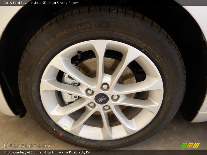 Ingot Silver / Ebony 2019 Ford Fusion Hybrid SE