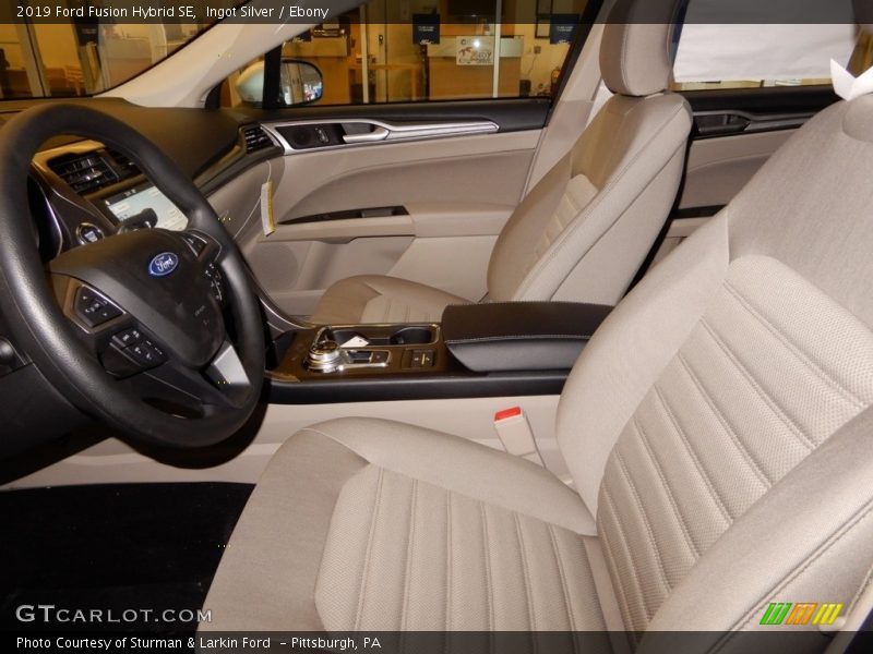 Ingot Silver / Ebony 2019 Ford Fusion Hybrid SE