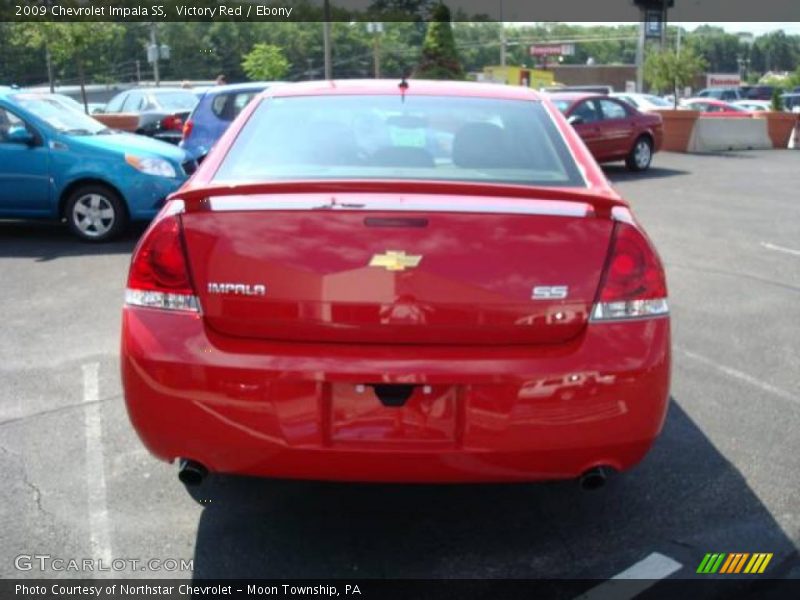 Victory Red / Ebony 2009 Chevrolet Impala SS