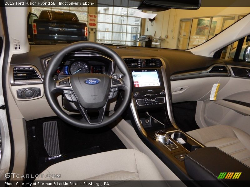 Ingot Silver / Ebony 2019 Ford Fusion Hybrid SE