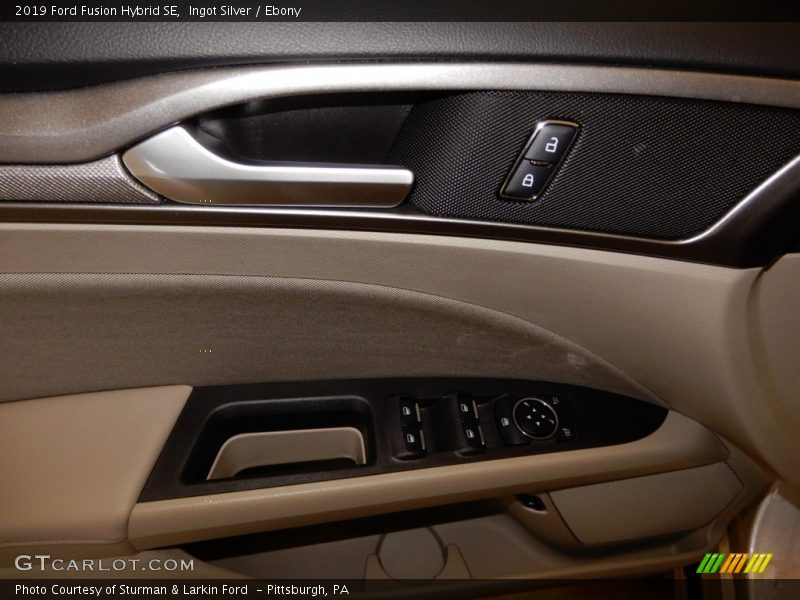 Ingot Silver / Ebony 2019 Ford Fusion Hybrid SE