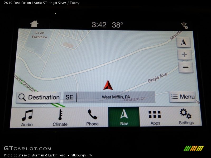 Ingot Silver / Ebony 2019 Ford Fusion Hybrid SE