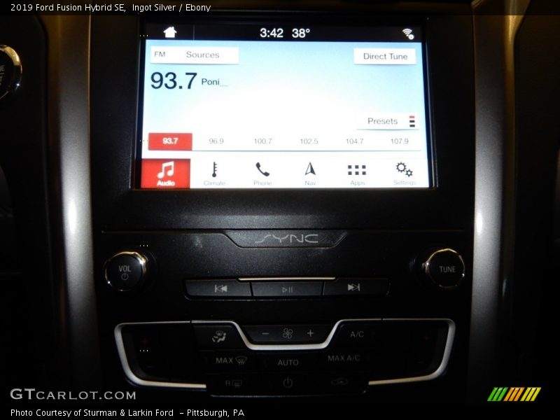 Ingot Silver / Ebony 2019 Ford Fusion Hybrid SE