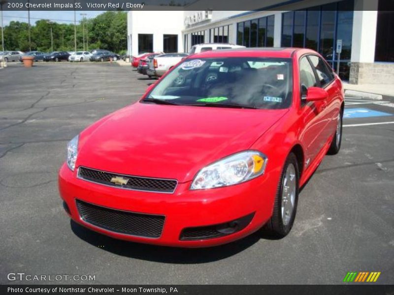 Victory Red / Ebony 2009 Chevrolet Impala SS