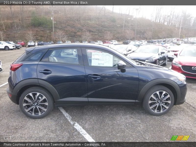 Eternal Blue Mica / Black 2019 Mazda CX-3 Touring AWD