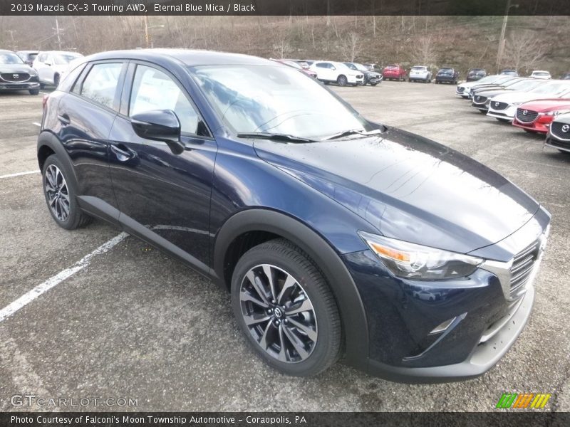 Eternal Blue Mica / Black 2019 Mazda CX-3 Touring AWD
