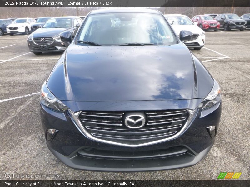 Eternal Blue Mica / Black 2019 Mazda CX-3 Touring AWD