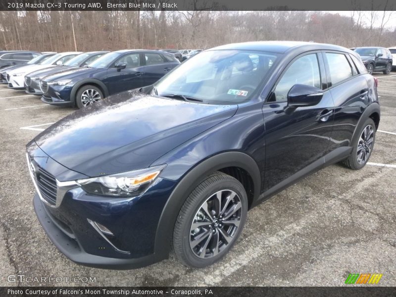 Eternal Blue Mica / Black 2019 Mazda CX-3 Touring AWD