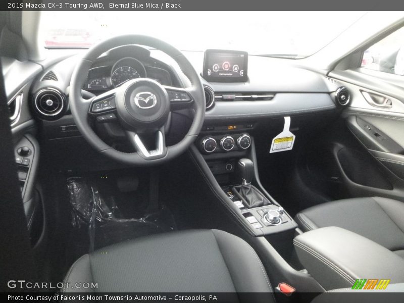 Eternal Blue Mica / Black 2019 Mazda CX-3 Touring AWD