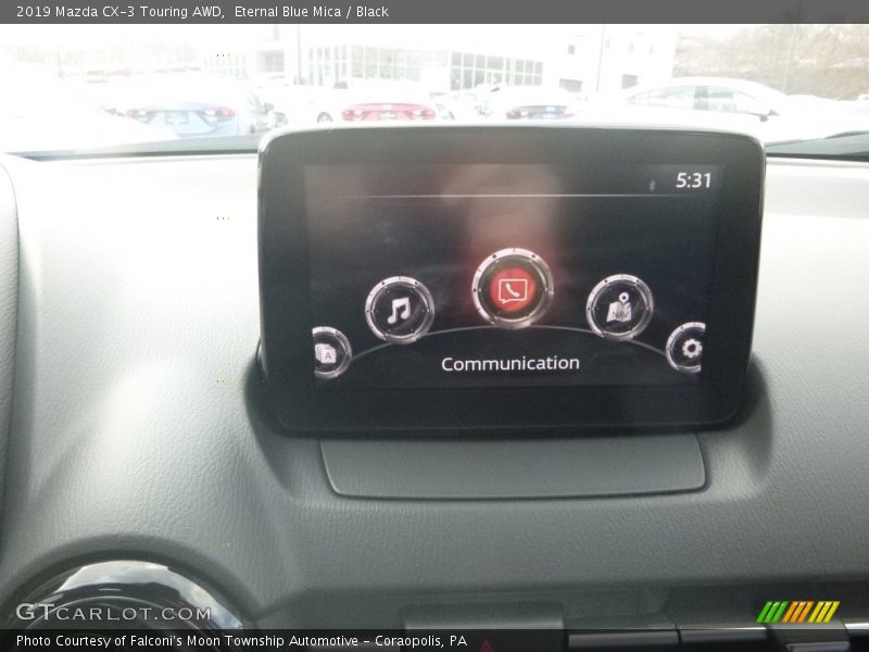 Eternal Blue Mica / Black 2019 Mazda CX-3 Touring AWD