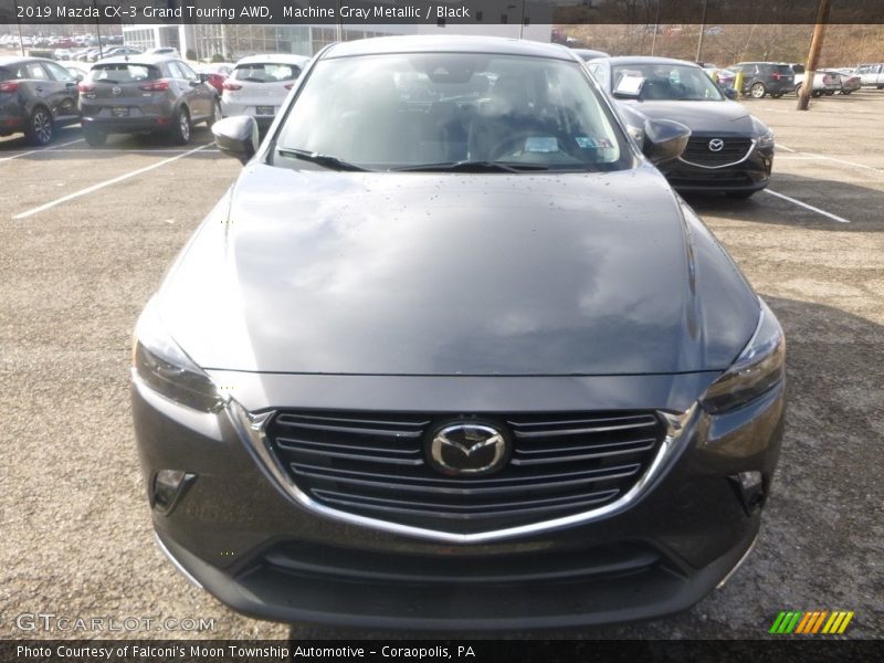 Machine Gray Metallic / Black 2019 Mazda CX-3 Grand Touring AWD