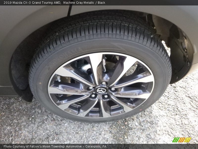 Machine Gray Metallic / Black 2019 Mazda CX-3 Grand Touring AWD