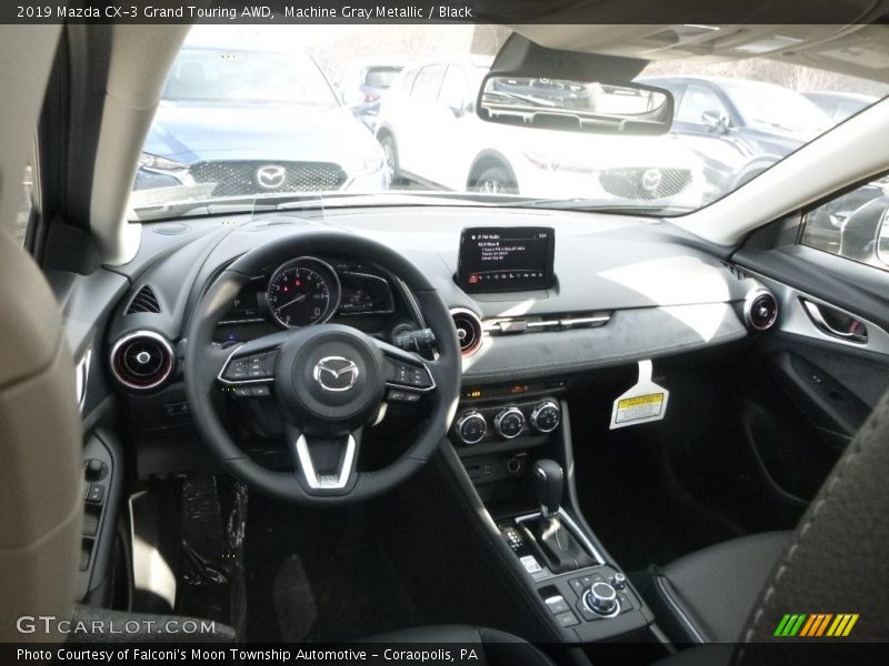 Machine Gray Metallic / Black 2019 Mazda CX-3 Grand Touring AWD