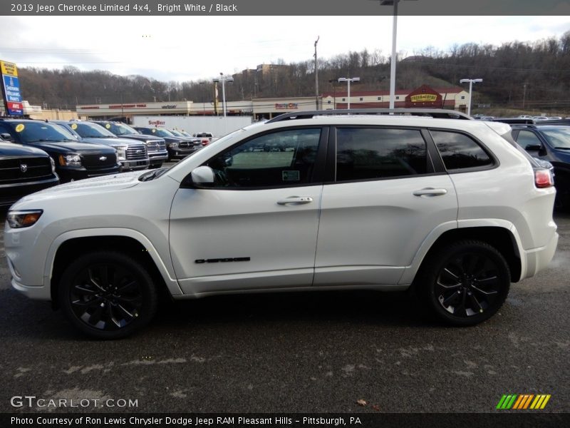 Bright White / Black 2019 Jeep Cherokee Limited 4x4