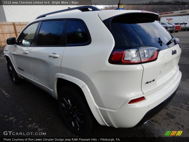 Bright White / Black 2019 Jeep Cherokee Limited 4x4