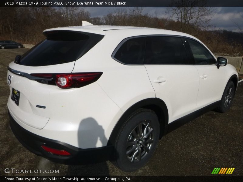 Snowflake White Pearl Mica / Black 2019 Mazda CX-9 Touring AWD