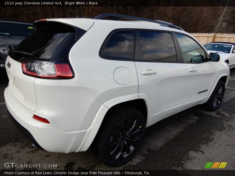 Bright White / Black 2019 Jeep Cherokee Limited 4x4