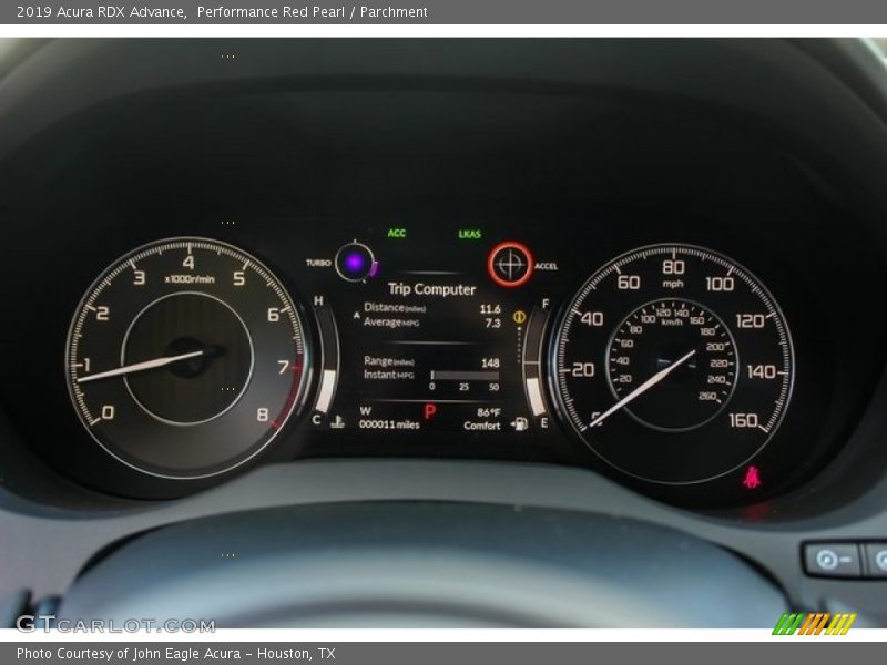 Performance Red Pearl / Parchment 2019 Acura RDX Advance