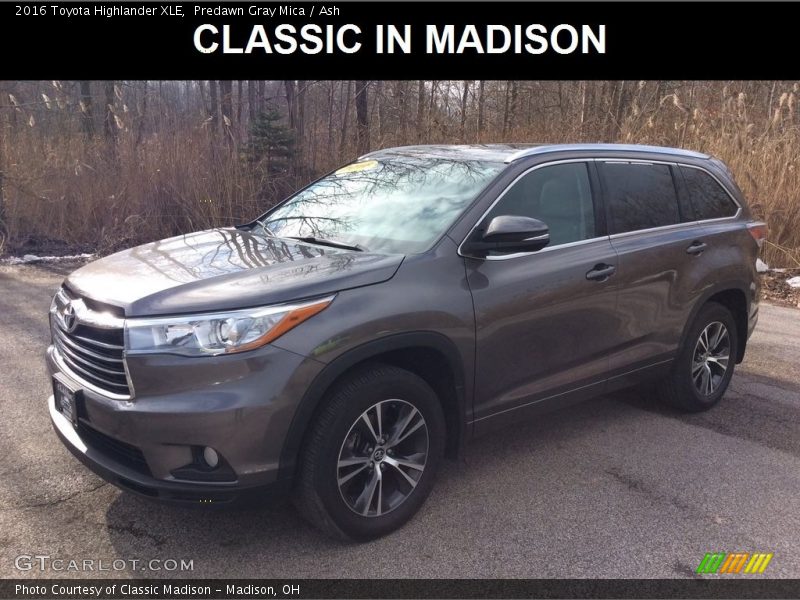 Predawn Gray Mica / Ash 2016 Toyota Highlander XLE