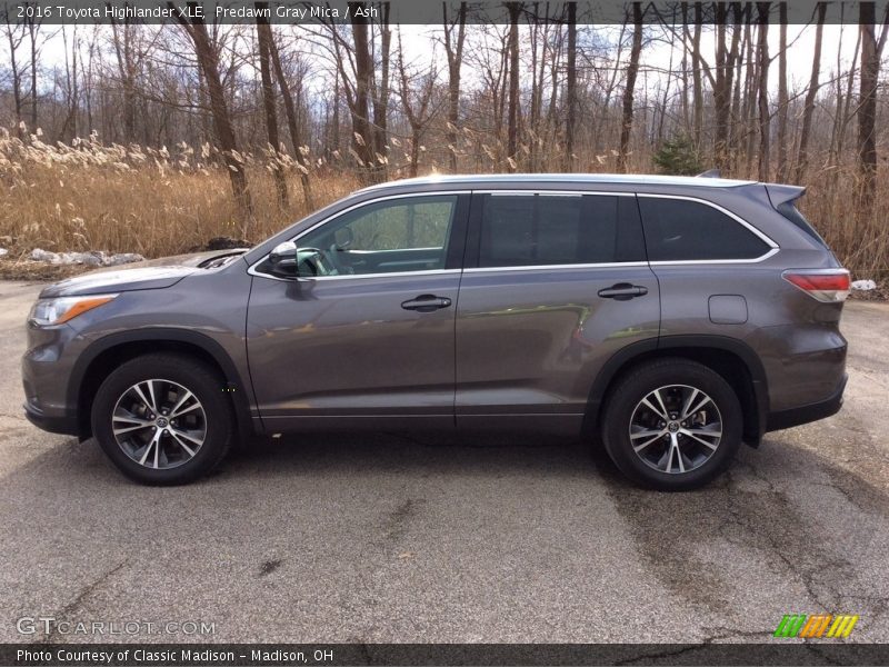 Predawn Gray Mica / Ash 2016 Toyota Highlander XLE