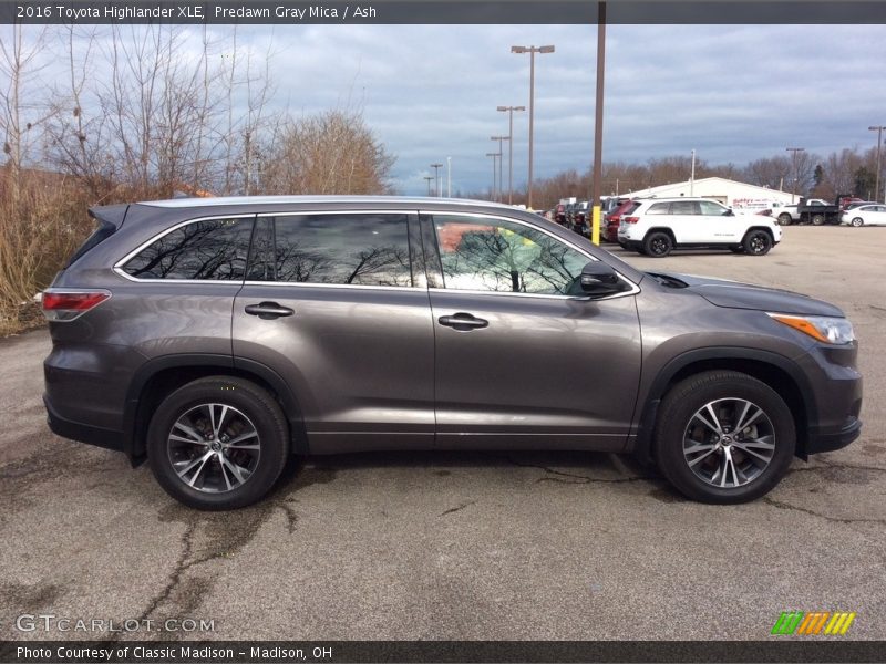 Predawn Gray Mica / Ash 2016 Toyota Highlander XLE