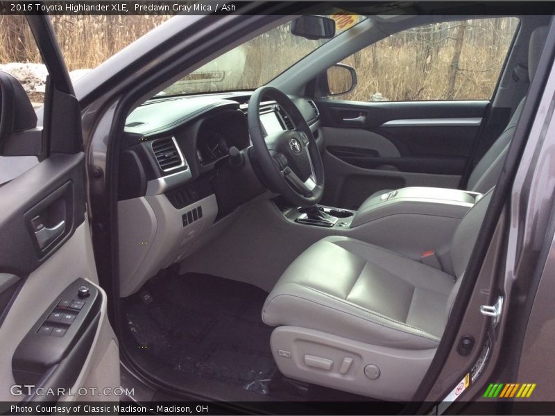 Predawn Gray Mica / Ash 2016 Toyota Highlander XLE