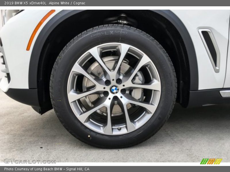 Alpine White / Cognac 2019 BMW X5 xDrive40i