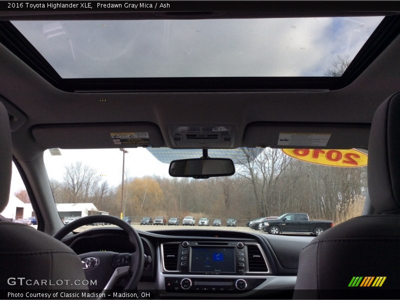 Predawn Gray Mica / Ash 2016 Toyota Highlander XLE