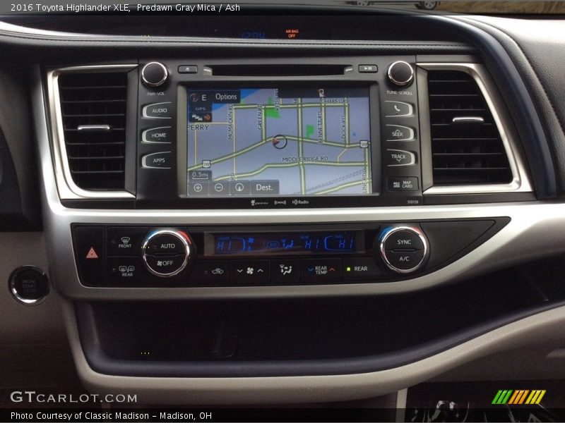 Predawn Gray Mica / Ash 2016 Toyota Highlander XLE