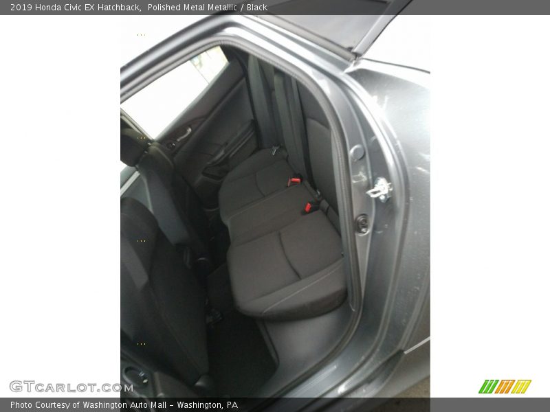 Polished Metal Metallic / Black 2019 Honda Civic EX Hatchback