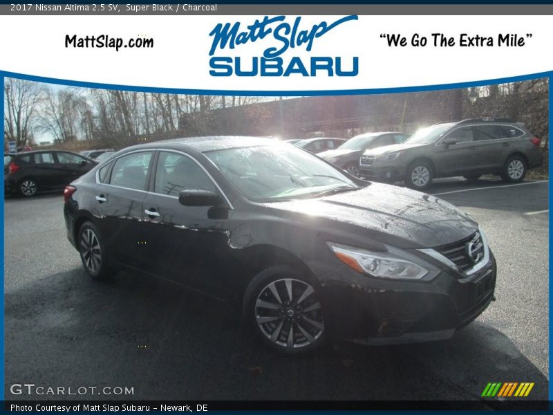 Super Black / Charcoal 2017 Nissan Altima 2.5 SV