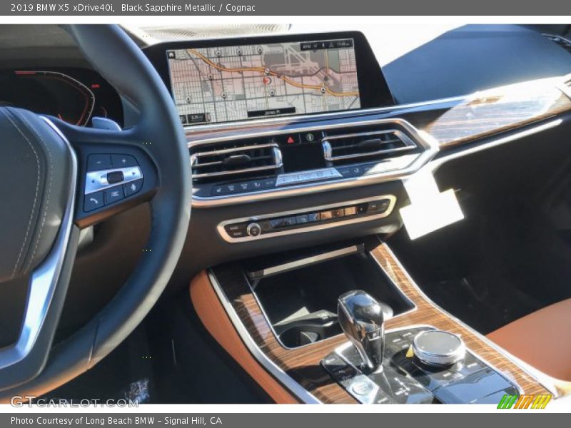 Black Sapphire Metallic / Cognac 2019 BMW X5 xDrive40i