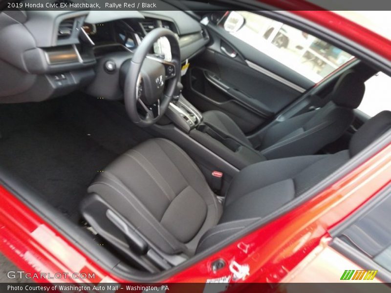 Rallye Red / Black 2019 Honda Civic EX Hatchback