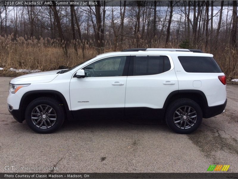Summit White / Jet Black 2018 GMC Acadia SLT AWD