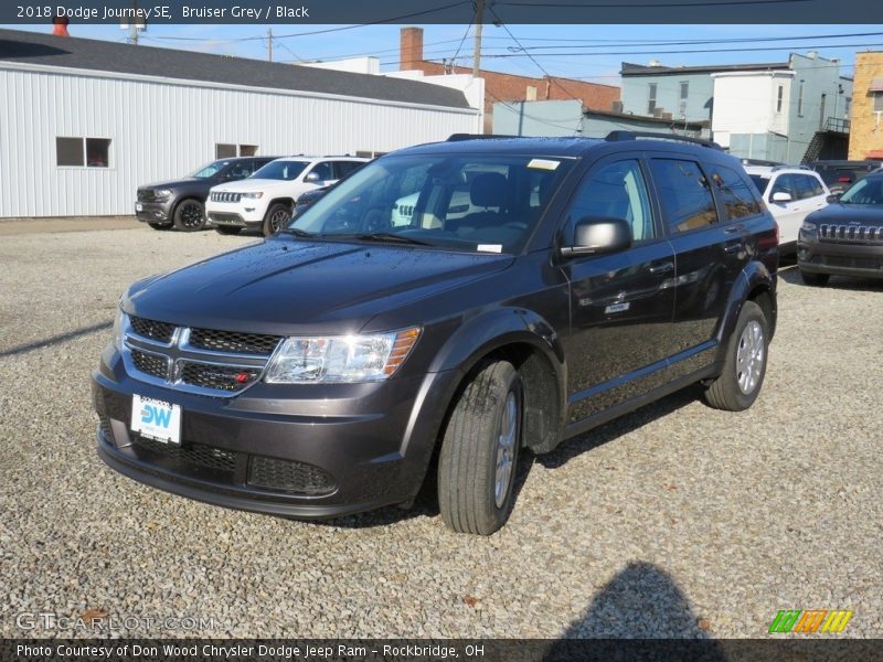 Bruiser Grey / Black 2018 Dodge Journey SE
