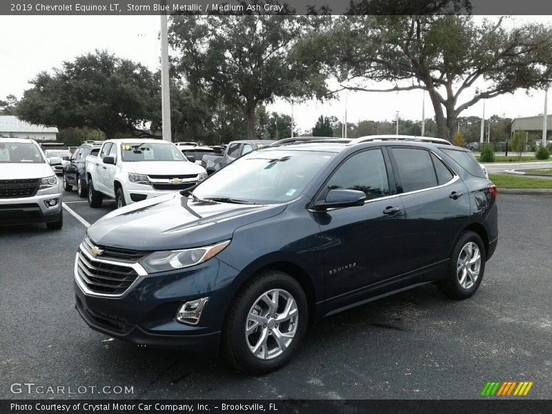Storm Blue Metallic / Medium Ash Gray 2019 Chevrolet Equinox LT