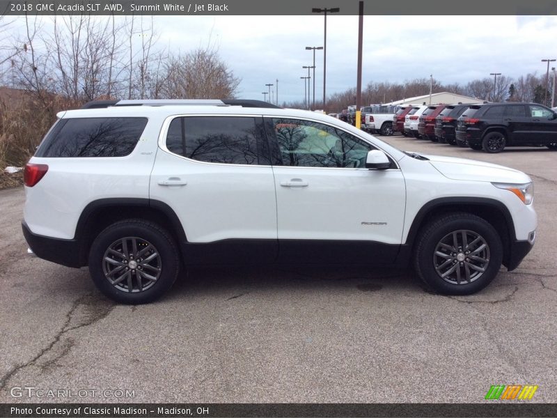 Summit White / Jet Black 2018 GMC Acadia SLT AWD