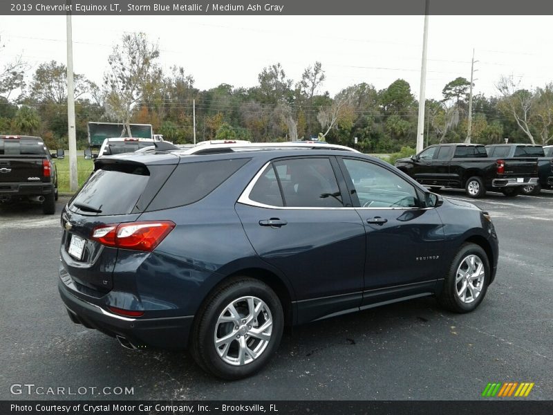 Storm Blue Metallic / Medium Ash Gray 2019 Chevrolet Equinox LT